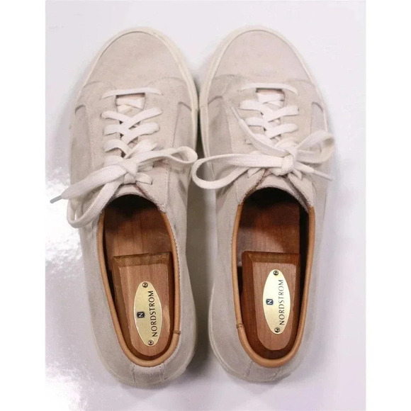 Sid Mashburn Low-Top Lace-Up Beige Suede Sneakers Men's US 7 - Picture 5 of 10